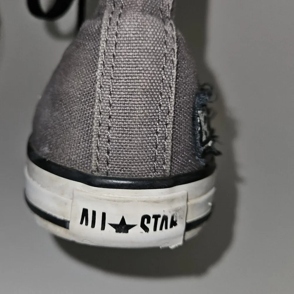 Converse Chuck Taylor High Top Sneakers Gray Shoes All Star Racing Club Size 6